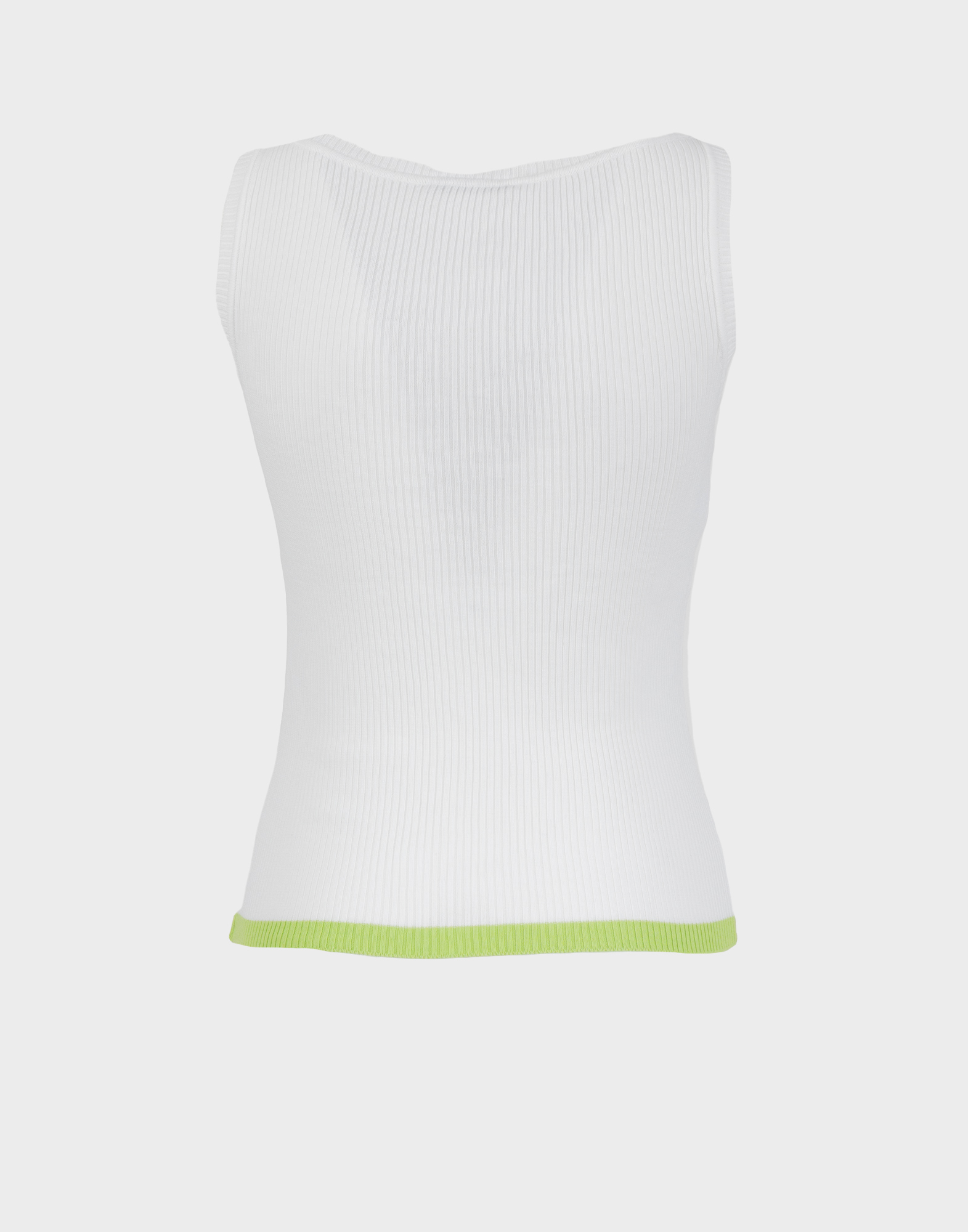 Moschino Jeans - Top bianco a coste - immagine 2