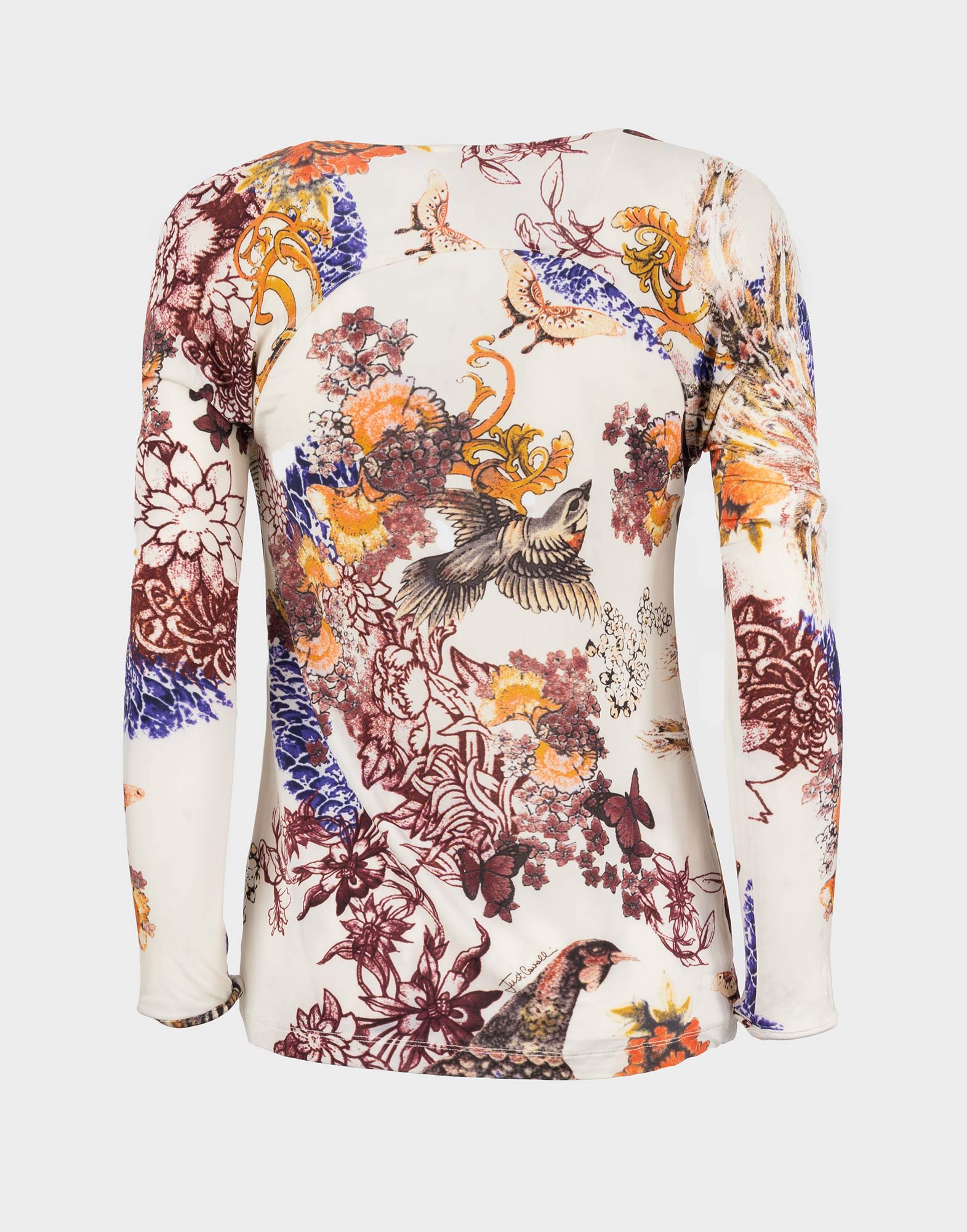 Just Cavalli - Stretch y2k t-shirt paisley pattern - Image 2
