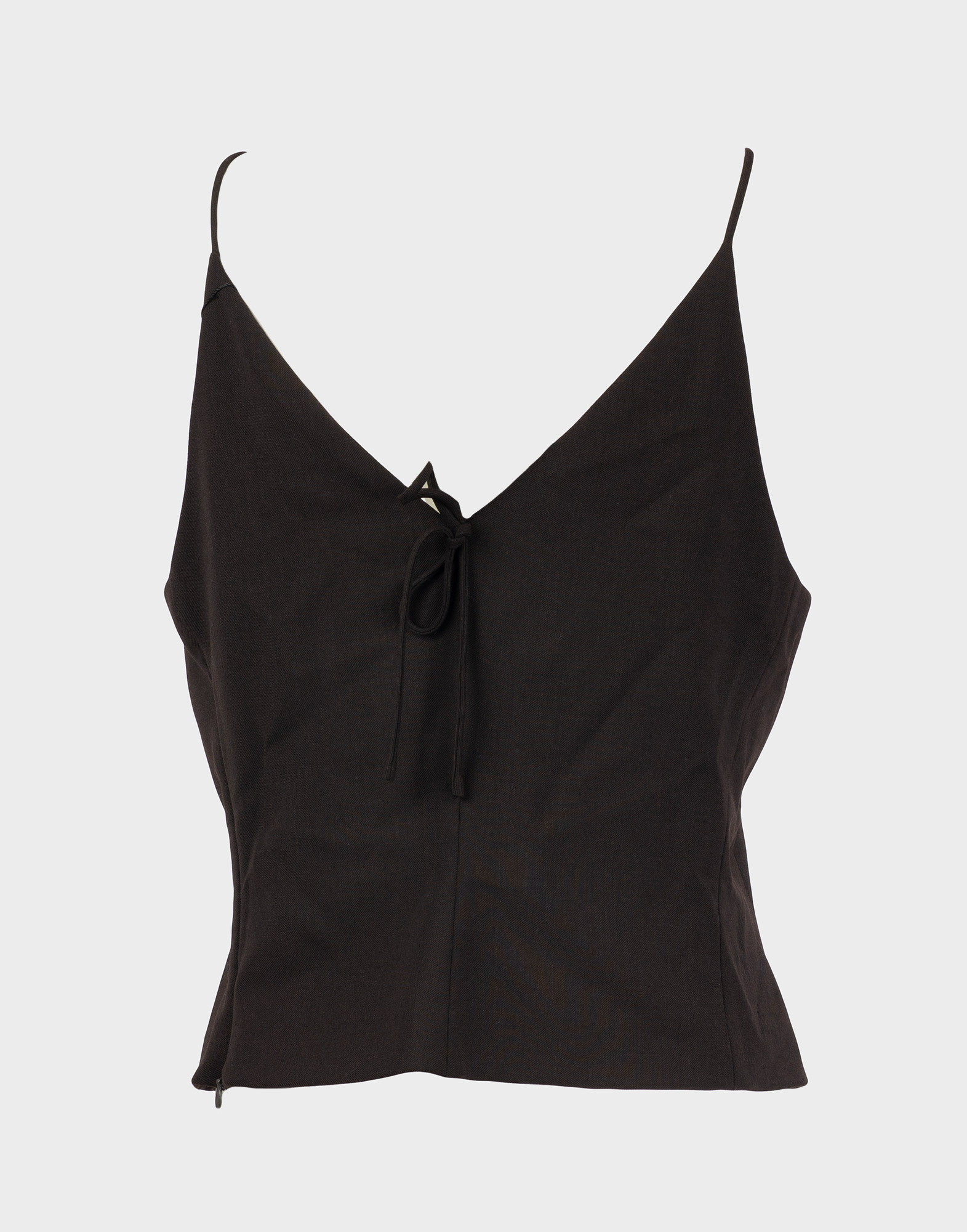 Emporio Armani - Crop top marrone anni '90 - immagine 2