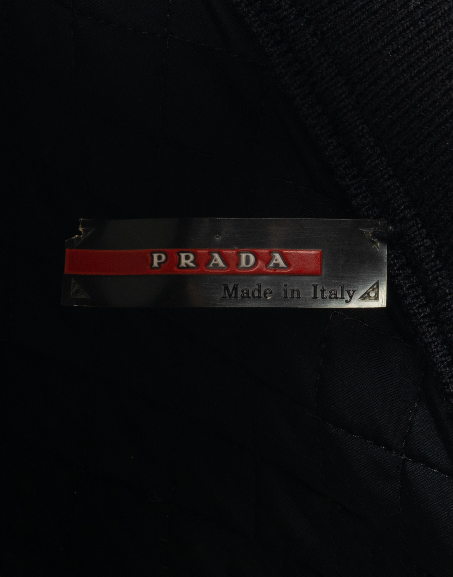 Prada - Giacca nera trapuntata anni 2000 - immagine 4
