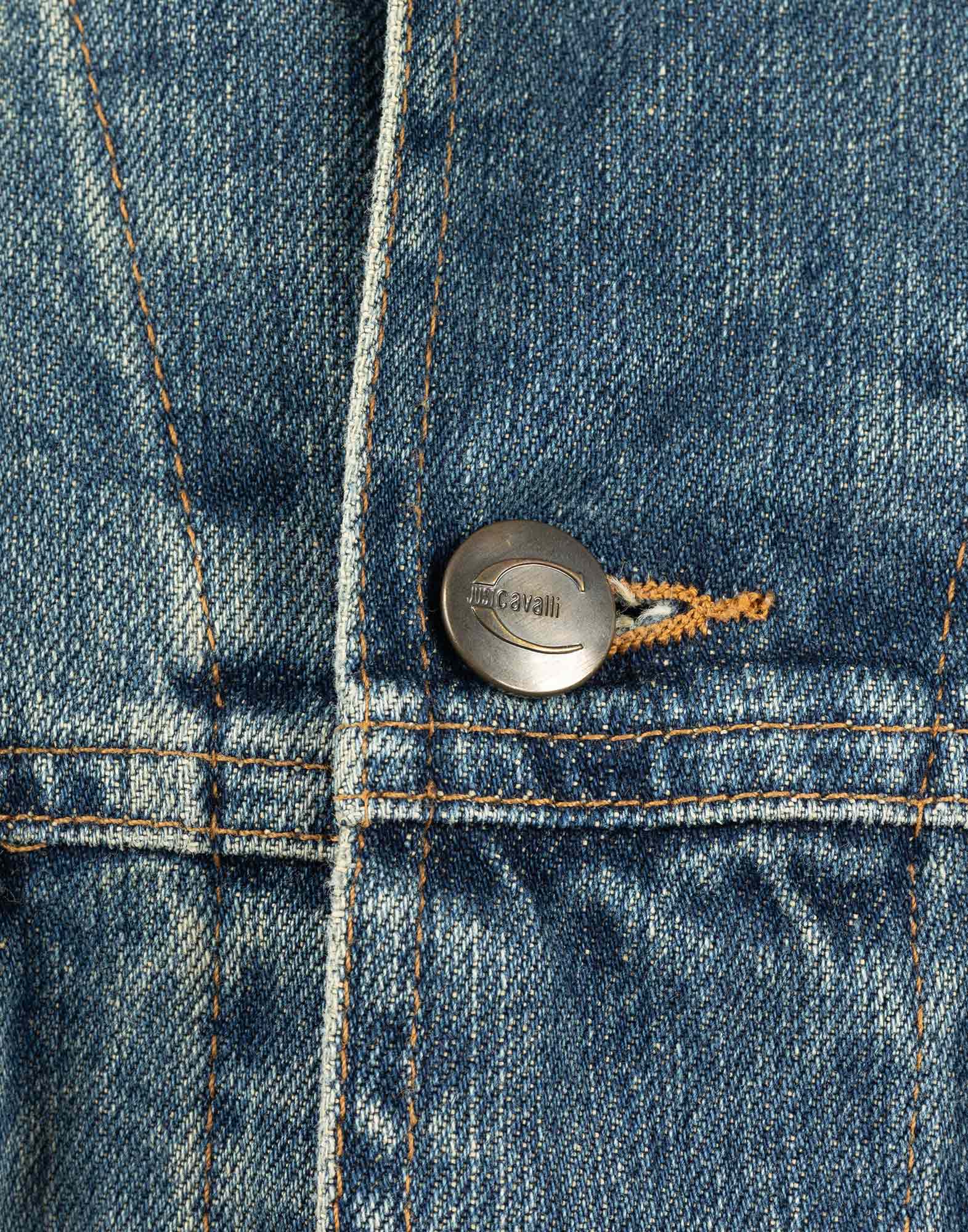 Just Cavalli - Giubbotto in denim slavato 2000 - immagine 3