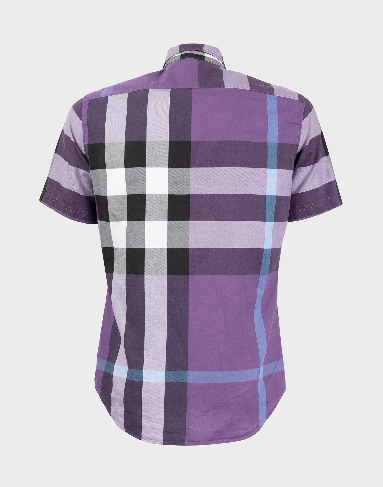 Burberry - Purple 2000s Checked Shirt - Image 2