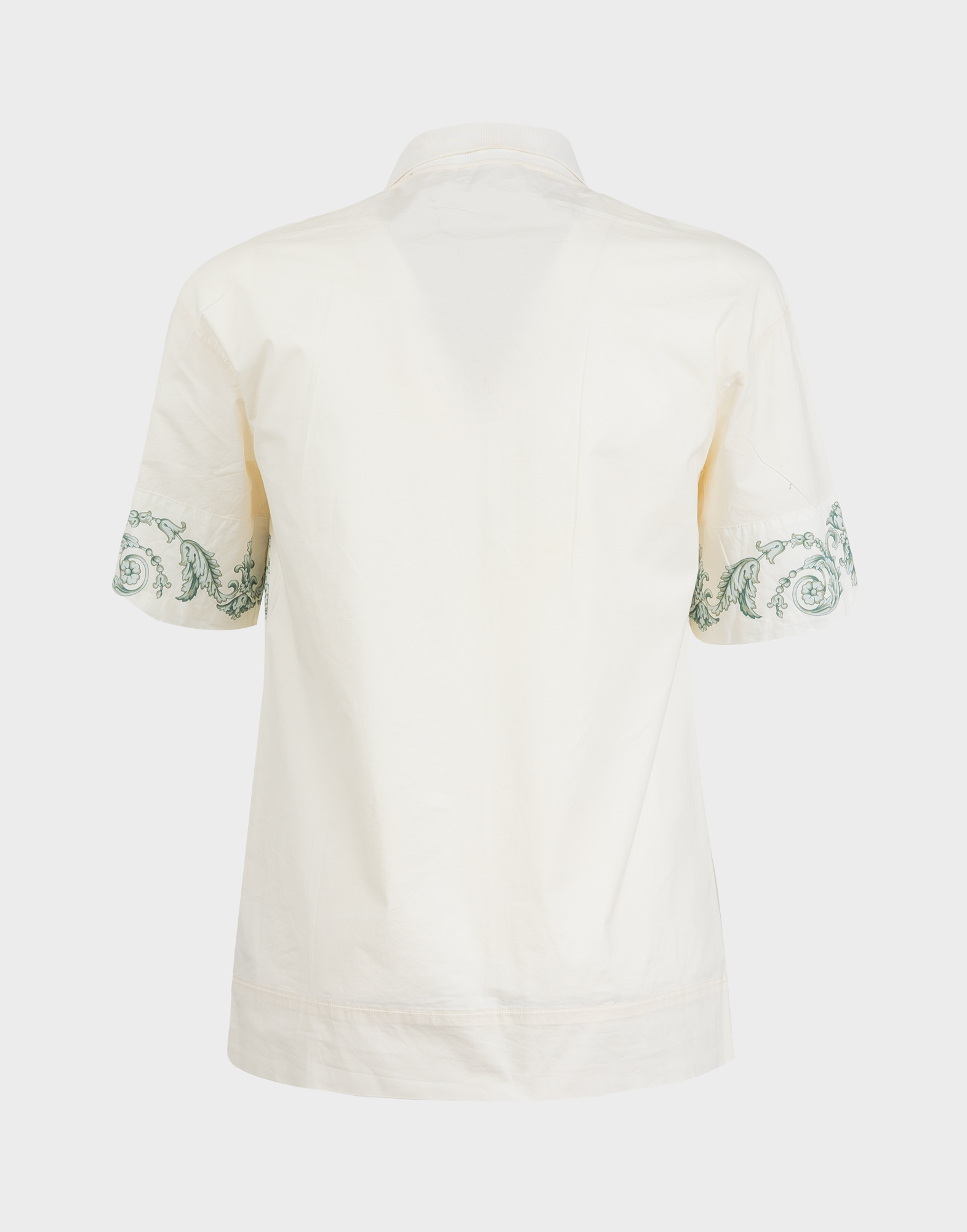 Versace Collection - Ivory cotton polo shirt - Image 2