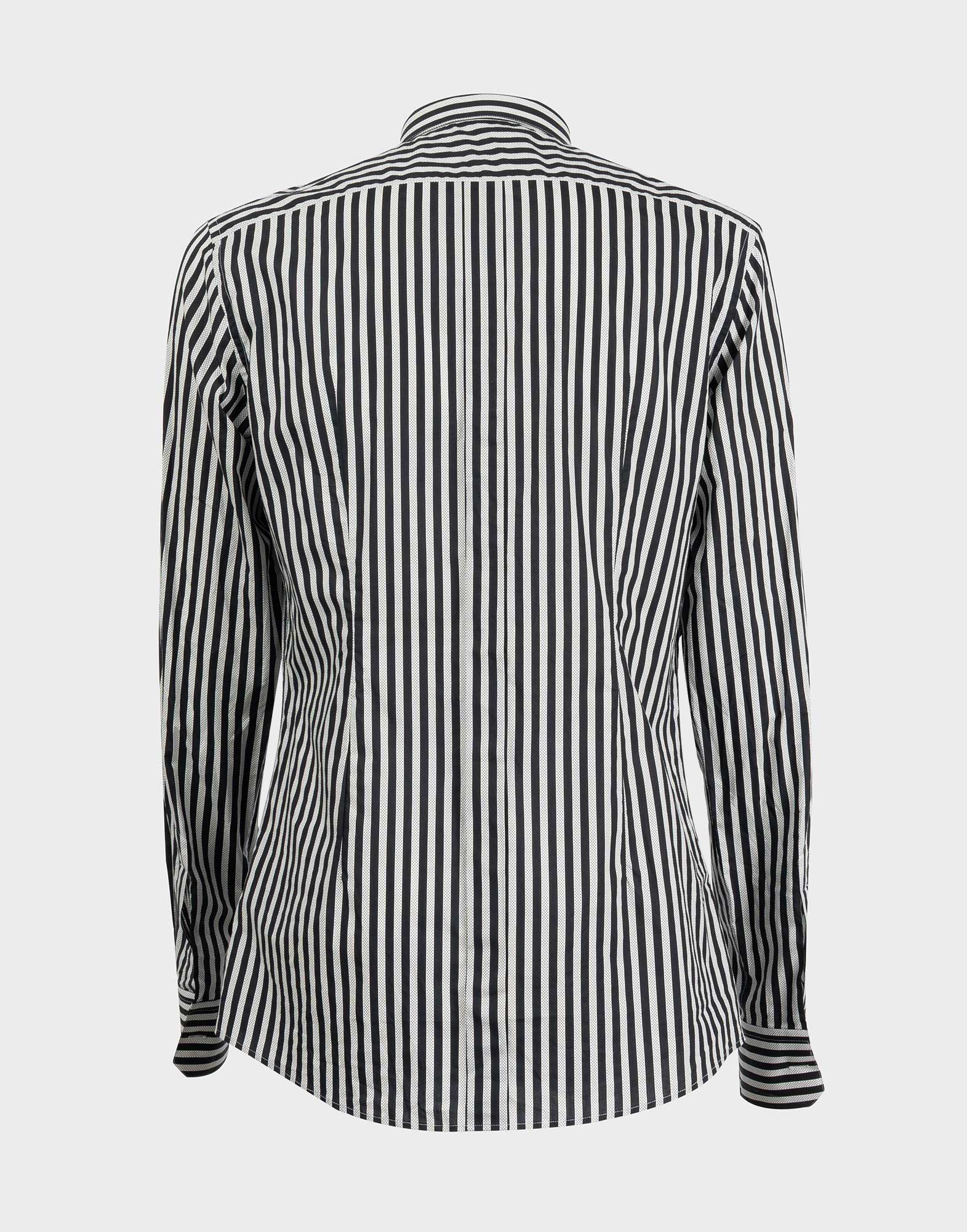 Dolce e Gabbana - Camicia a righe bianca e nera - immagine 2