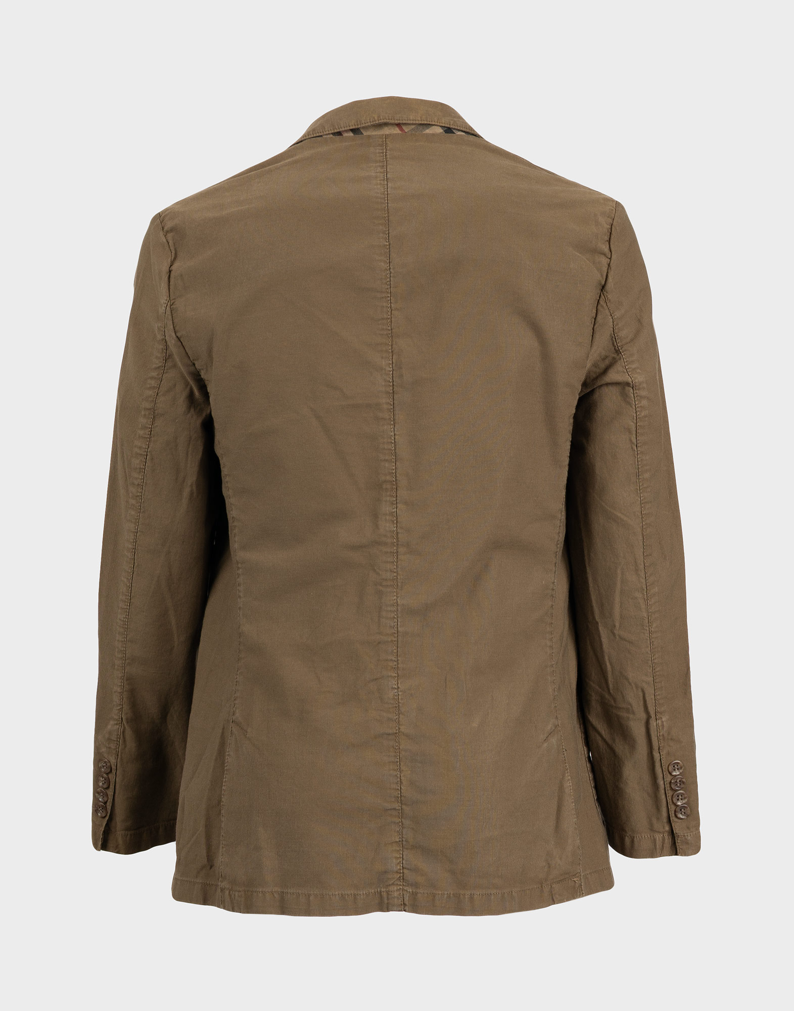 Burberry London - Giacca monopetto marrone in cotone - immagine 2