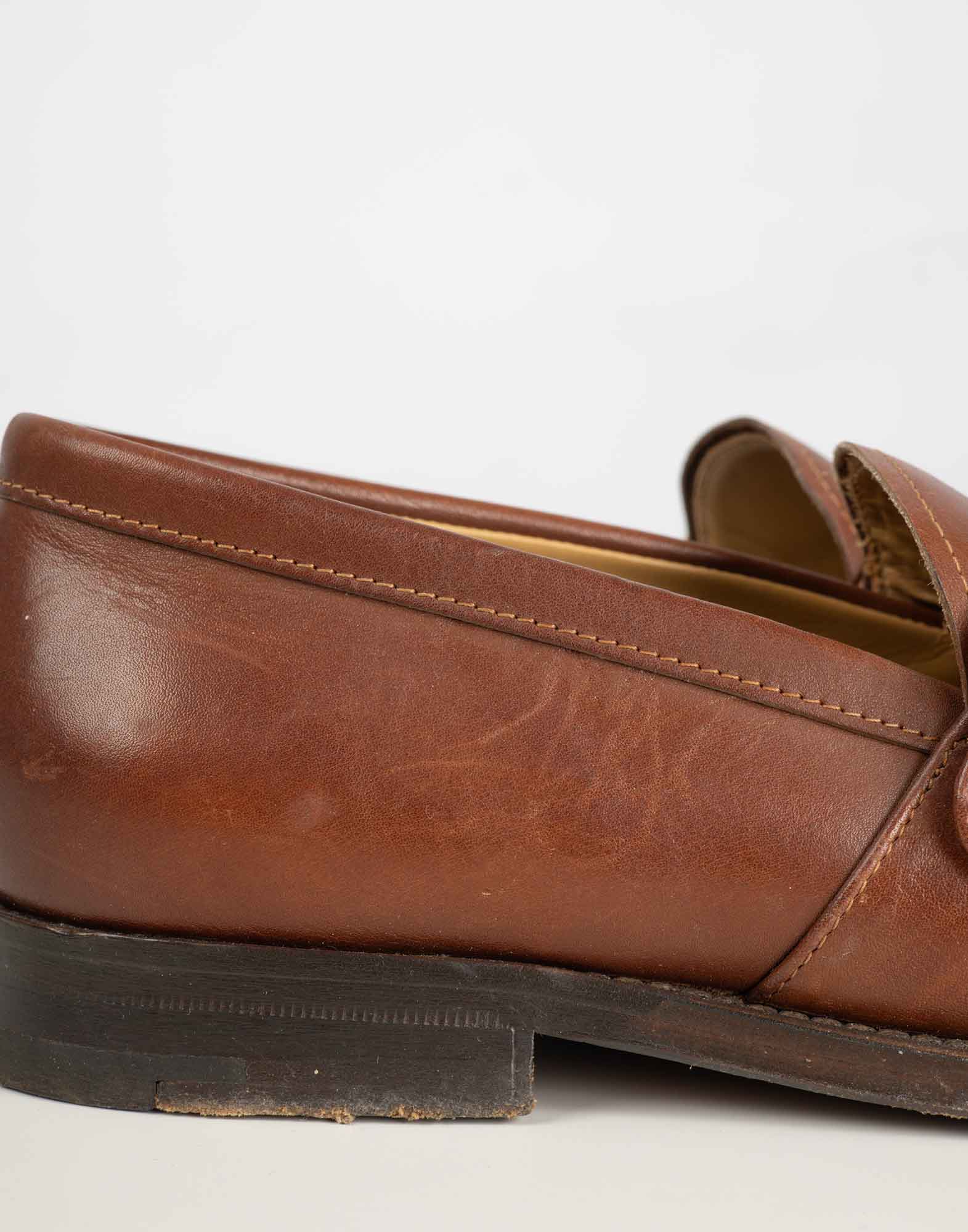 90s brown leather Church's loafers | Millesime Collection