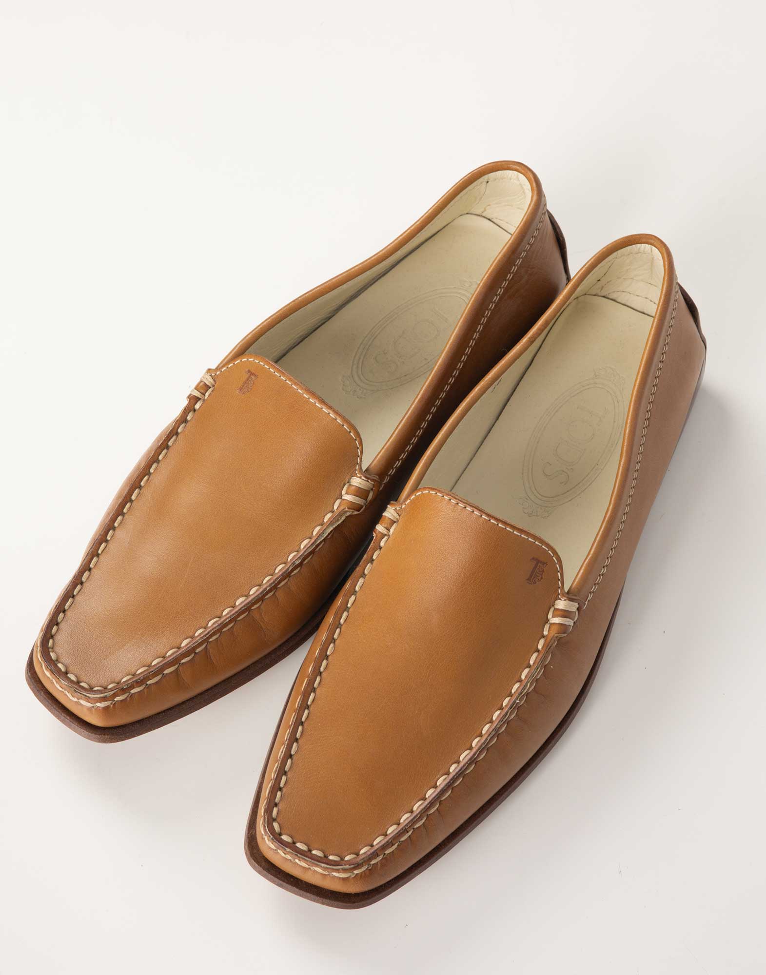 Tod's - Mocassini in pelle color cammello - immagine 5