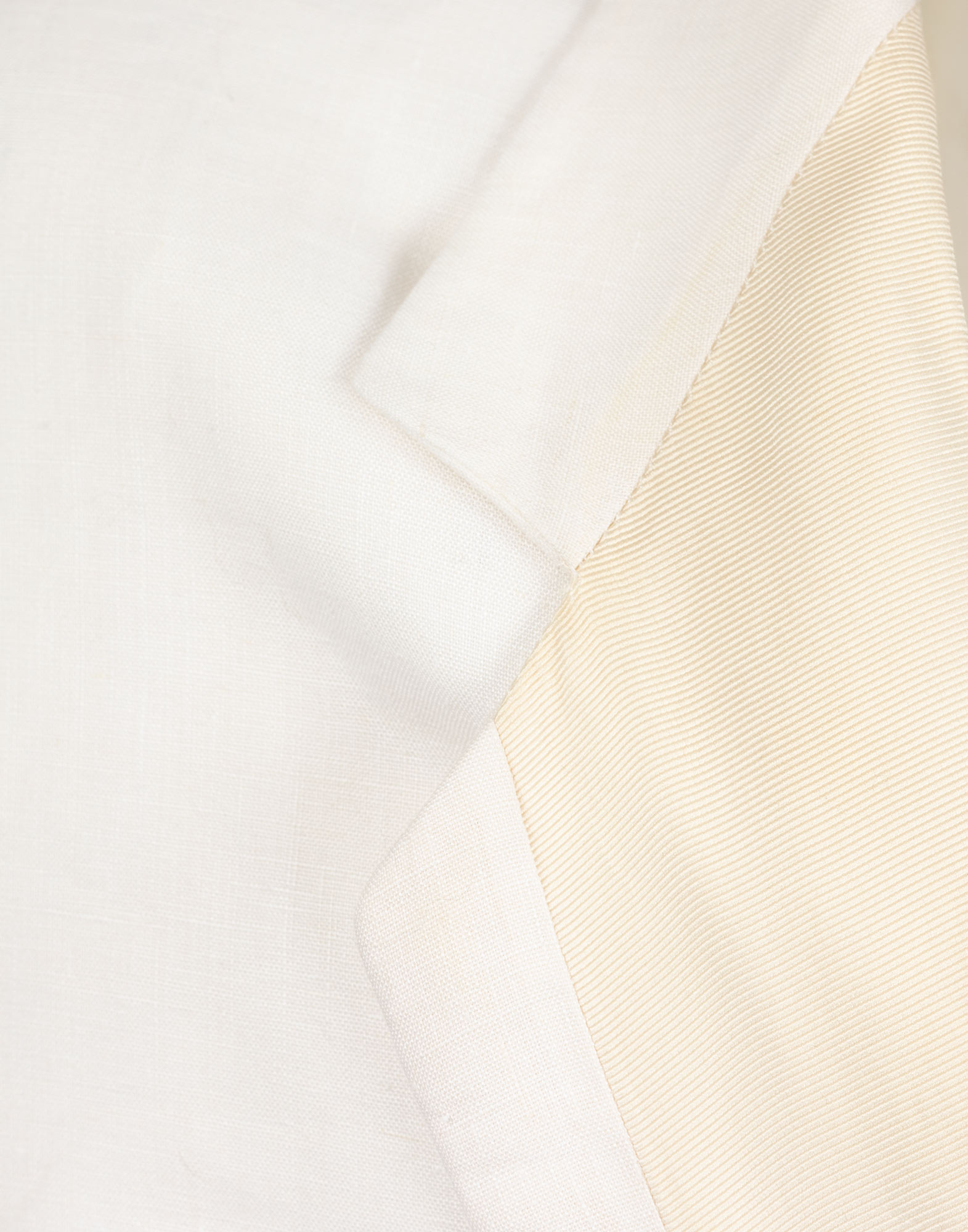Gianni Versace - '80s white linen tuxedo blazer - Image 5