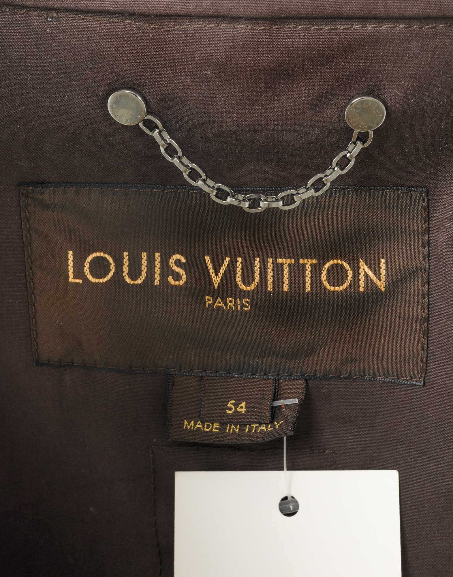 Louis Vuitton - 2000s Brown single-breasted trench coat - Image 3